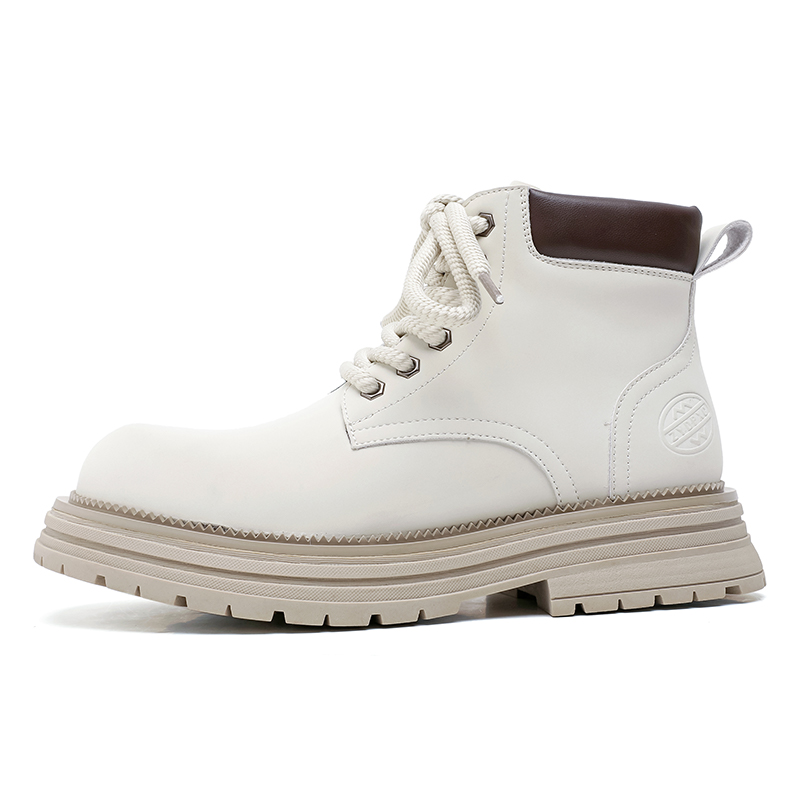 FAPAI Белые ботинки Martin Boots мужские, цвет White
FAPAI Белые ботинки Martin Boots мужские, цвет White