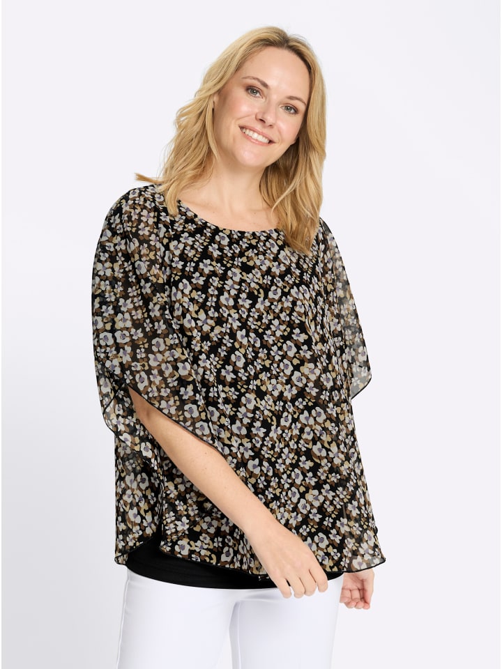 Блузка-слипон с черно-коричневым принтом Sieh an!
Блузка-слипон с черно-коричневым принтом Sieh an!