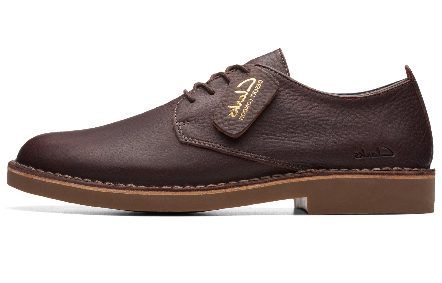 Clarks Повседневные кожаные туфли Desert London II, мужские, коричневые 
Clarks Повседневные кожаные туфли Desert London II, мужские, коричневые