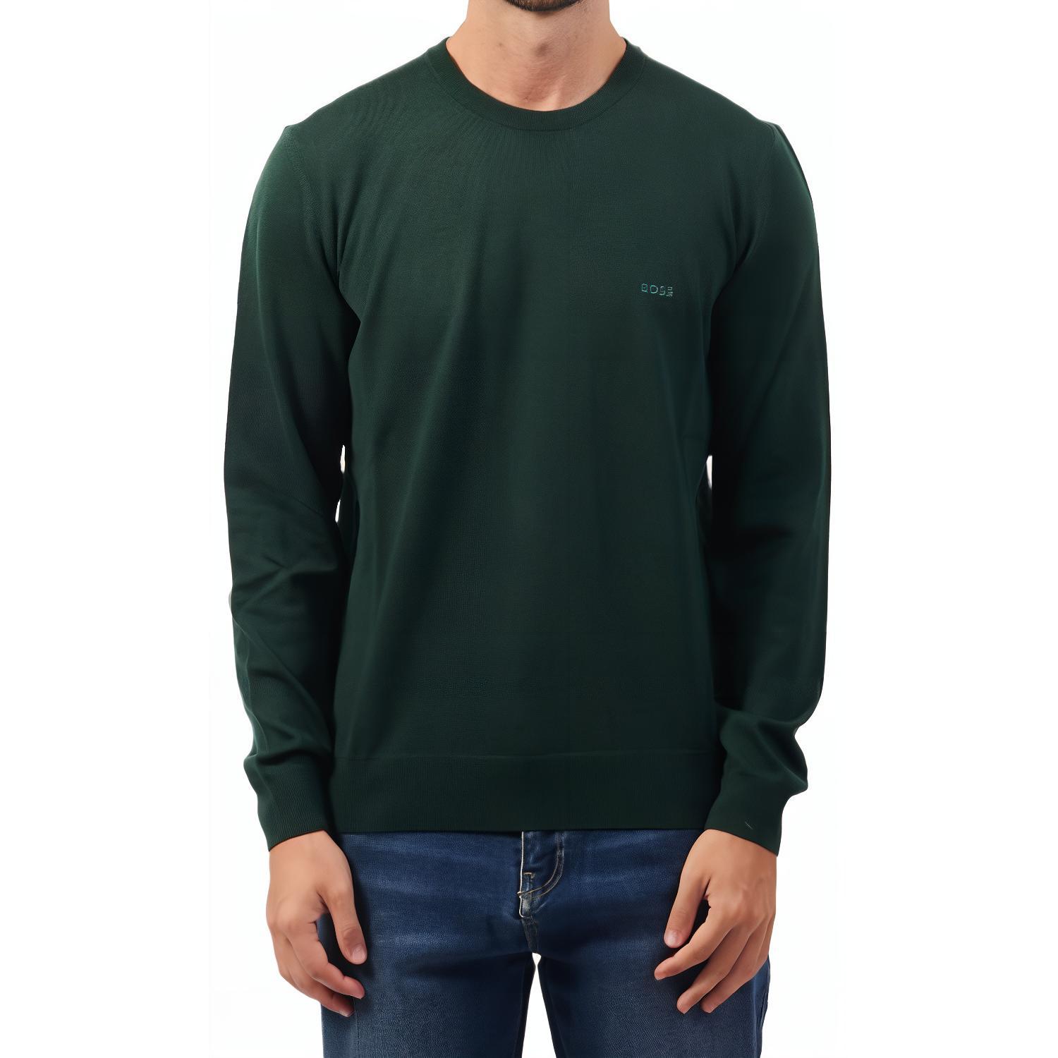 Свитер с вышивкой логотипа Boss HUGO BOSS, зеленый
Свитер с вышивкой логотипа Boss HUGO BOSS, зеленый