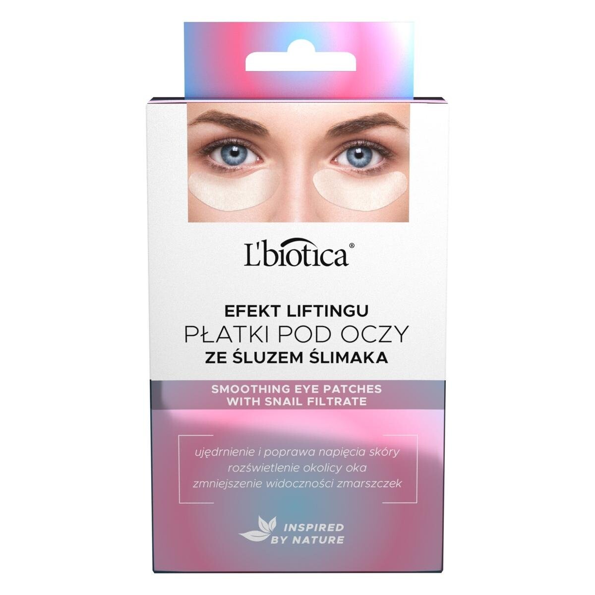 Гидрогелевые патчи под глаза со слизью улитки "Омолаживающие" - 3 пары Lbiotica / Biovax
Гидрогелевые патчи под глаза со слизью улитки "Омолаживающие" - 3 пары Lbiotica / Biovax