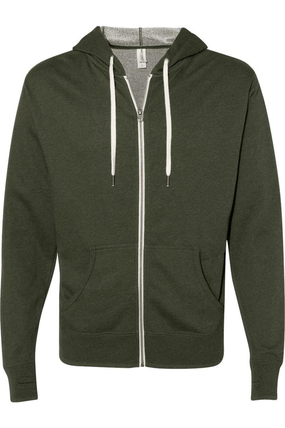 Independent Trading Co. Меланжевая толстовка из французского трикотажа с капюшоном и молнией по всей длине, цвет olive heather
Independent Trading Co. Меланжевая толстовка из французского трикотажа с капюшоном и молнией по всей длине, цвет olive heather