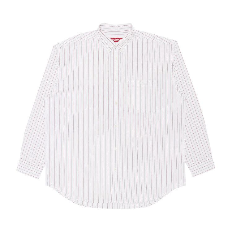 Рубашка Supreme Loose Fit Stripe Shirt 'White'
Рубашка Supreme Loose Fit Stripe Shirt 'White'