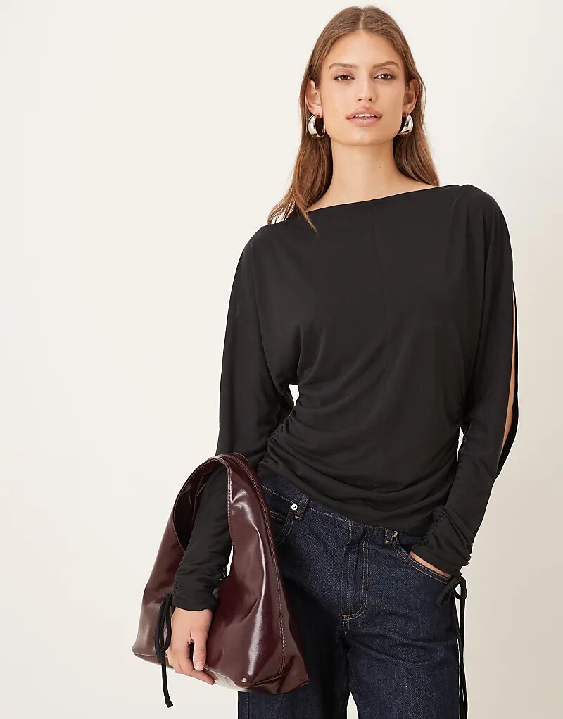 Корсет из модального трикотажа ASOS DESIGN с вырезом-лодочкой и длинными рукавами, черный цвет
Корсет из модального трикотажа ASOS DESIGN с вырезом-лодочкой и длинными рукавами, черный цвет