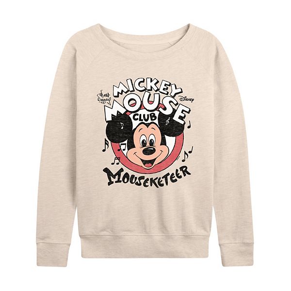 Женская футболка с длинным рукавом Mickey Mouse Club Mouseketeer из французского флиса Disney, Beige
Женская футболка с длинным рукавом Mickey Mouse Club Mouseketeer из французского флиса Disney, Beige