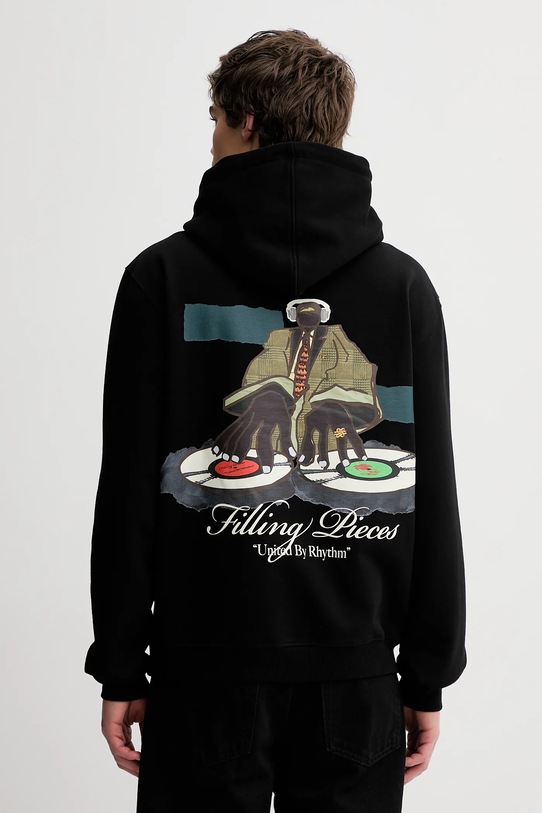 Хлопковая толстовка с капюшоном DJ Filling Pieces, черный
Хлопковая толстовка с капюшоном DJ Filling Pieces, черный