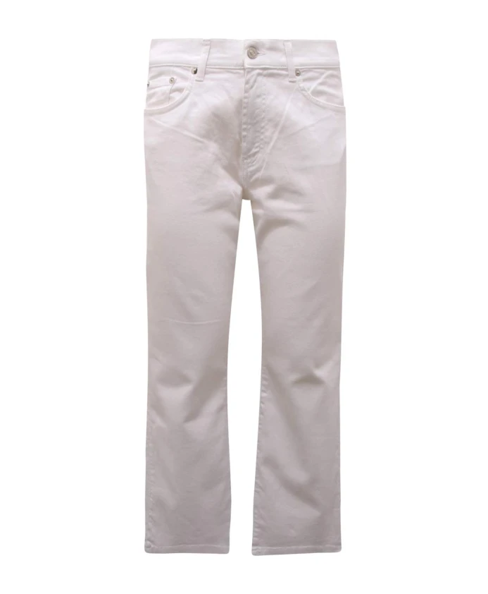 Укороченные джинсовые брюки, крой «Зандра». Roy Roger'S, белый
Укороченные джинсовые брюки, крой «Зандра». Roy Roger'S, белый