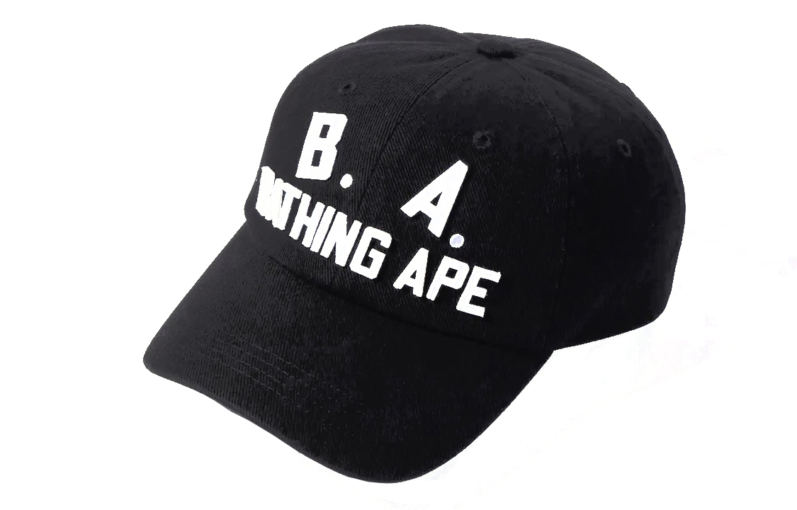 A BATHING APE Кепка Bape B A из стиранного твила, Black
A BATHING APE Кепка Bape B A из стиранного твила, Black