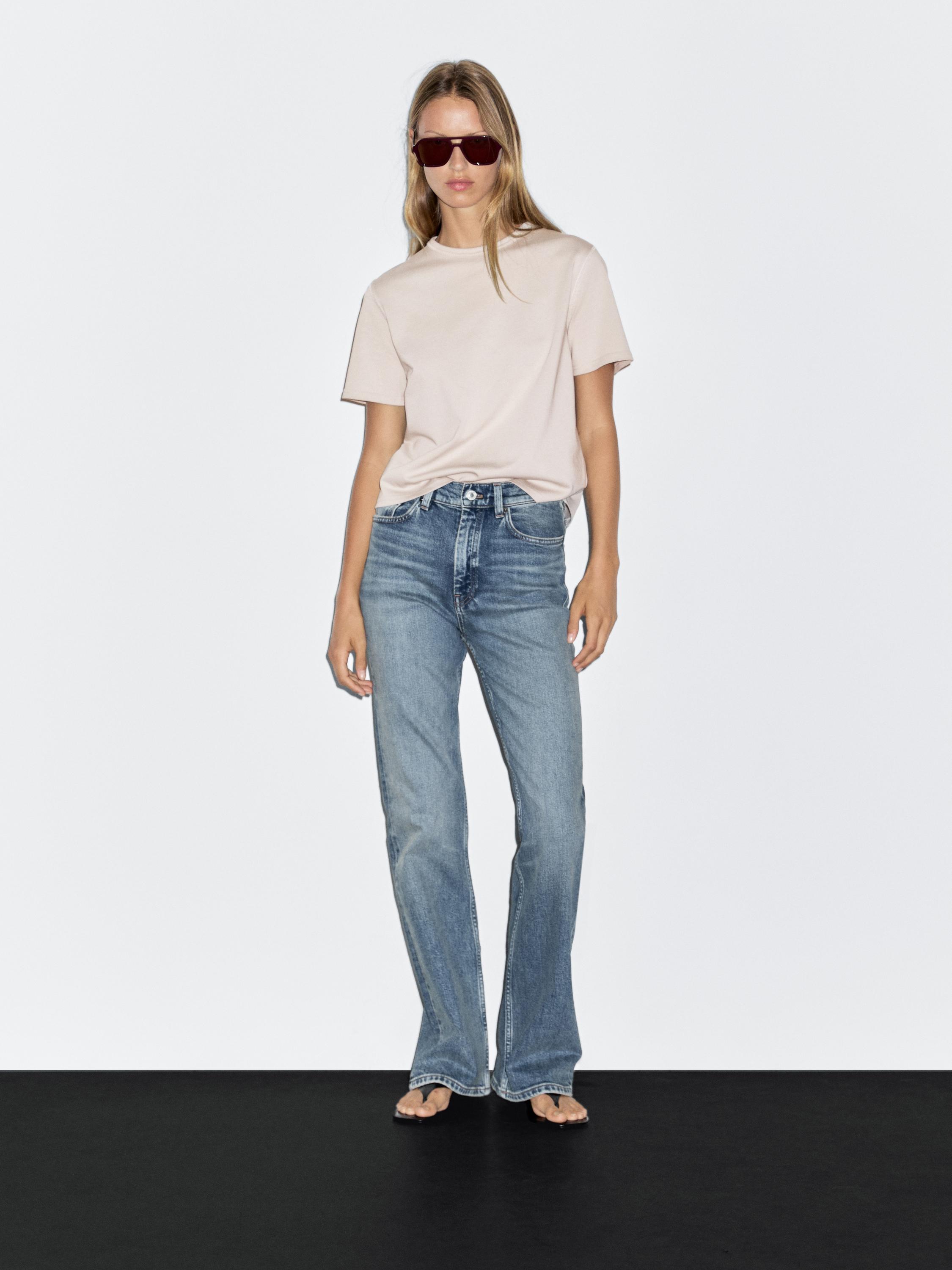 Футболка с коротким рукавом из 100% хлопка Massimo Dutti, Stone
Футболка с коротким рукавом из 100% хлопка Massimo Dutti, Stone