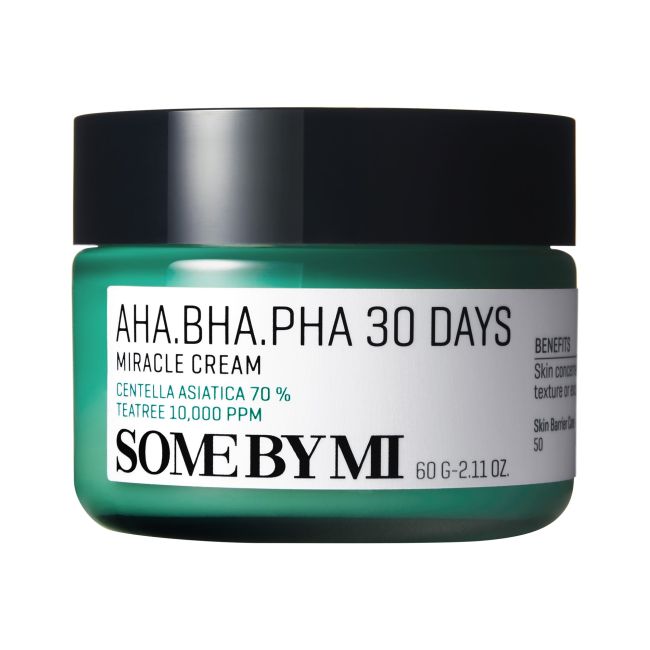 Aha-Bha-Pha 30-дневный чудодейственный крем для лица Some By Mi, 60 гр
Aha-Bha-Pha 30-дневный чудодейственный крем для лица Some By Mi, 60 гр