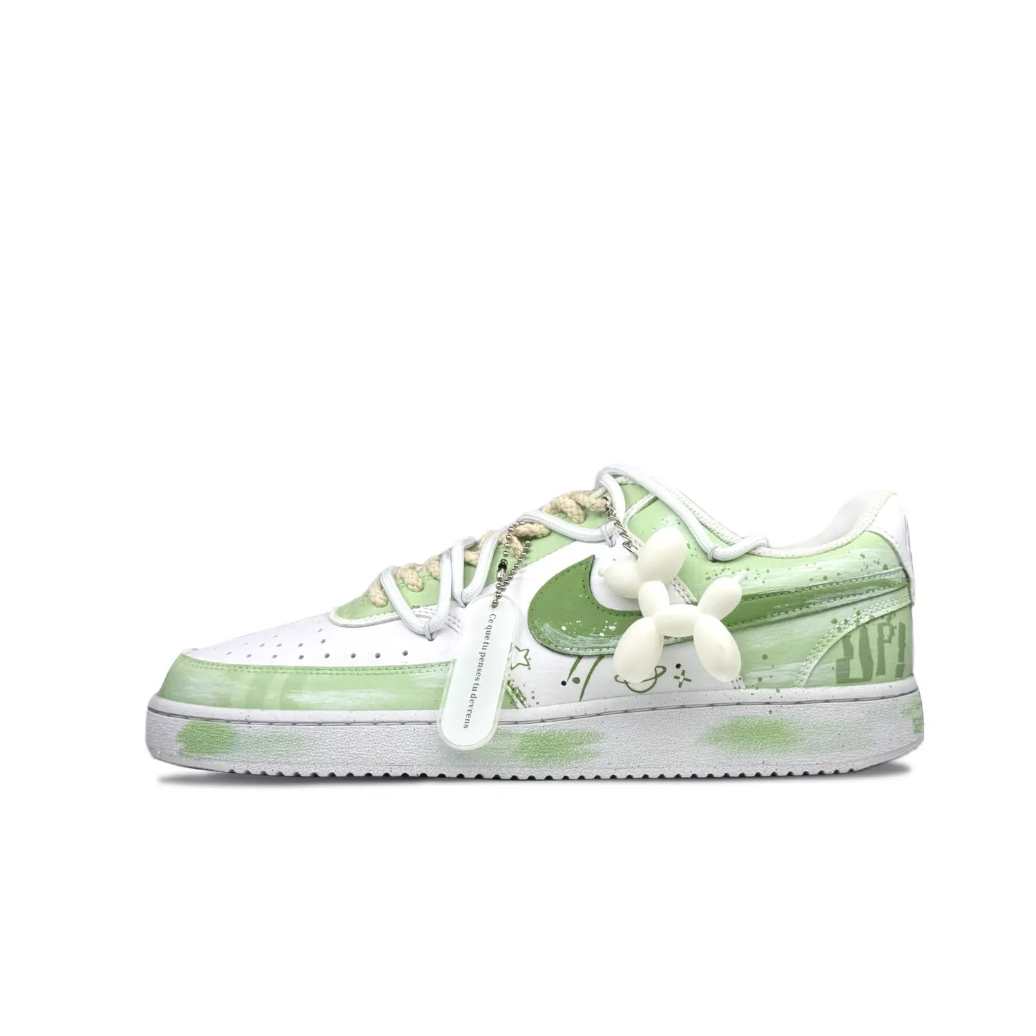 Кроссовки Nike Court Vision 1 Skateboarding Shoes Unisex Low-top White/green, зеленый
Кроссовки Nike Court Vision 1 Skateboarding Shoes Unisex Low-top White/green, зеленый