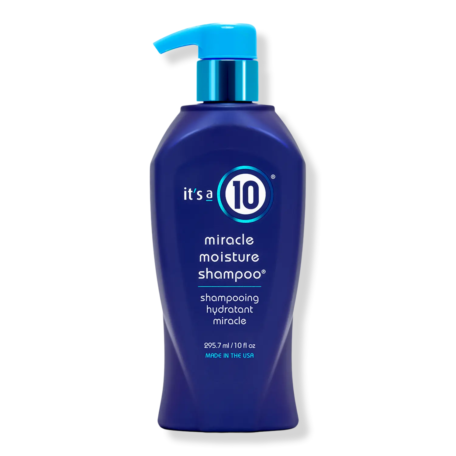 Увлажняющий шампунь для ежедневного применения Miracle Moisture It's A 10, 10.0 oz
Увлажняющий шампунь для ежедневного применения Miracle Moisture It's A 10, 10.0 oz