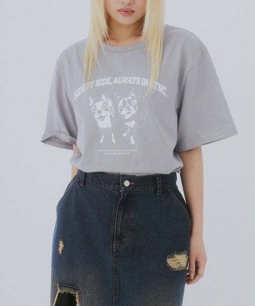 GAB GAB Футболка, свободный крой, Bububibi, синий
GAB GAB Футболка, свободный крой, Bububibi, синий