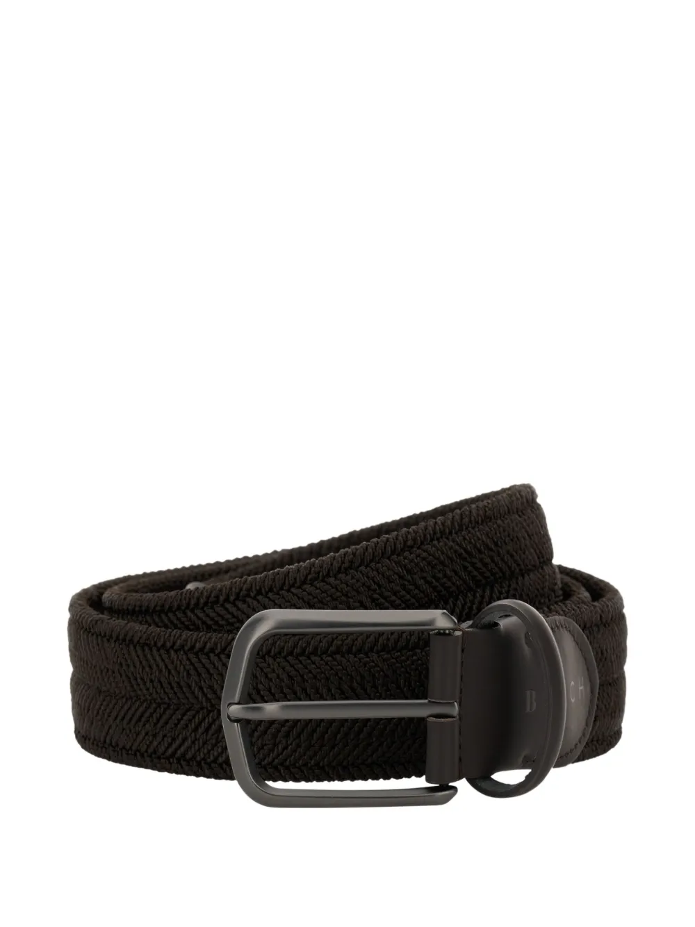 Ремень с узором в елочку Boggi Milano, коричневый
Ремень с узором в елочку Boggi Milano, коричневый