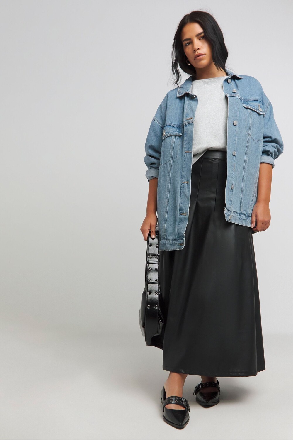 Юбка мидакси из искусственной кожи в складку Simply Be, черный
Юбка мидакси из искусственной кожи в складку Simply Be, черный