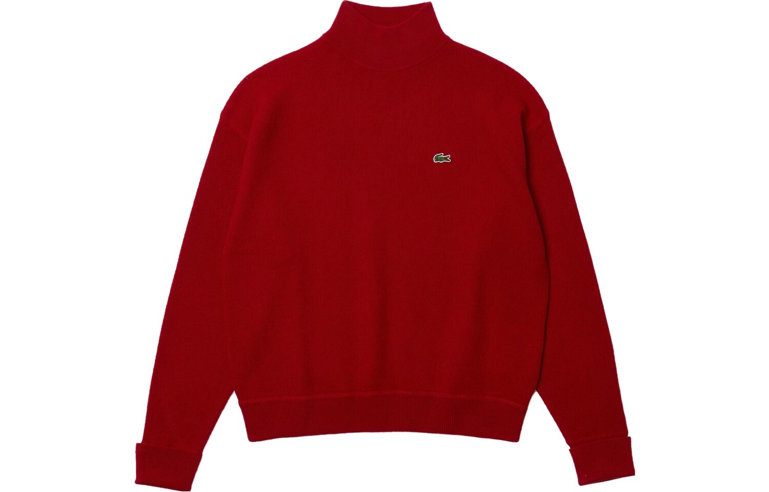 Свитер женский красный Lacoste 
Свитер женский красный Lacoste