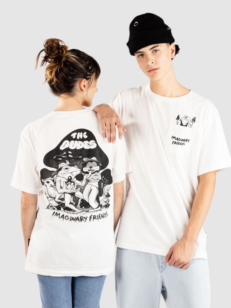 Футболка The Dudes Imaginary Friends T-Shirt, off/white, Белый, Футболка The Dudes Imaginary Friends T-Shirt, off/white
Футболка The Dudes Imaginary Friends T-Shirt, off/white, Белый, Футболка The Dudes Imaginary Friends T-Shirt, off/white