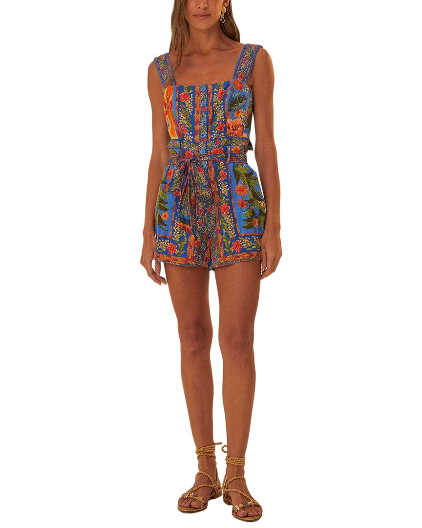 Комбинезон FARM Rio Stitched Garden Blue из льняной смеси
Комбинезон FARM Rio Stitched Garden Blue из льняной смеси