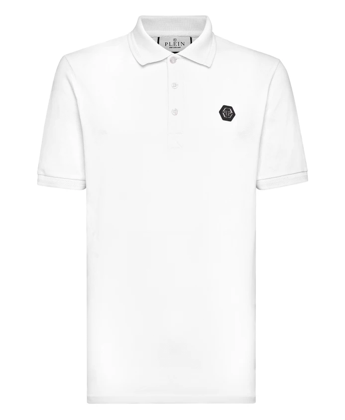 Приталенная рубашка-поло SS звезды Philipp Plein, белый
Приталенная рубашка-поло SS звезды Philipp Plein, белый