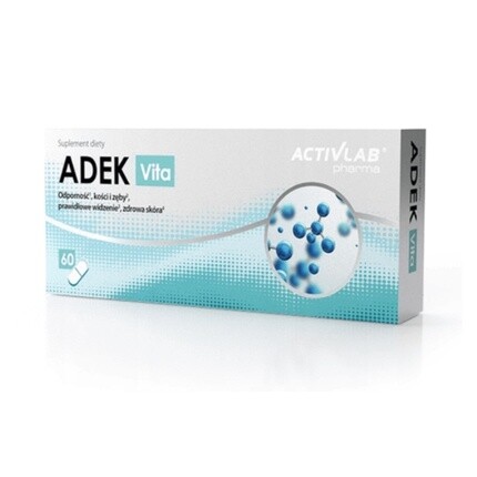 Adek Vita 60 капсул - незаменимые витамины Longlife
Adek Vita 60 капсул - незаменимые витамины Longlife