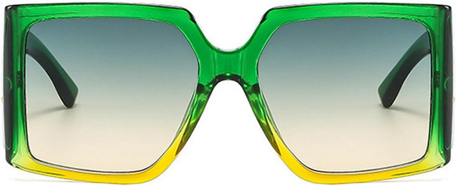 Большие квадратные солнцезащитные очки-щит для женщин, роскошные солнцезащитные очки в стиле панк с градиентным переходом цвета, модные солнцезащитные очки UV400 mincl, Green
Большие квадратные солнцезащитные очки-щит для женщин, роскошные солнцезащитные очки в стиле панк с градиентным переходом цвета, модные солнцезащитные очки UV400 mincl, Green