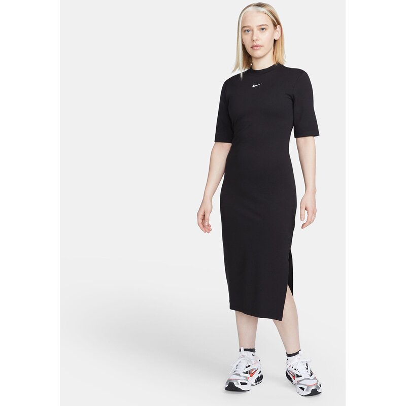 Dress w nsw essntl midi dress Nike, черный
Dress w nsw essntl midi dress Nike, черный