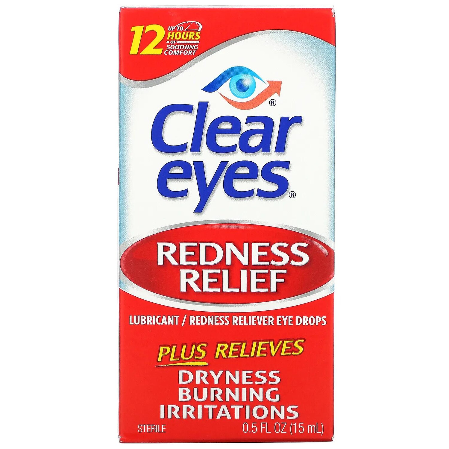 Clear Eyes Redness Relief Глазные капли смазывающее / снимающее покраснение 0,5 жидких унций (15 мл)
Clear Eyes Redness Relief Глазные капли смазывающее / снимающее покраснение 0,5 жидких унций (15 мл)