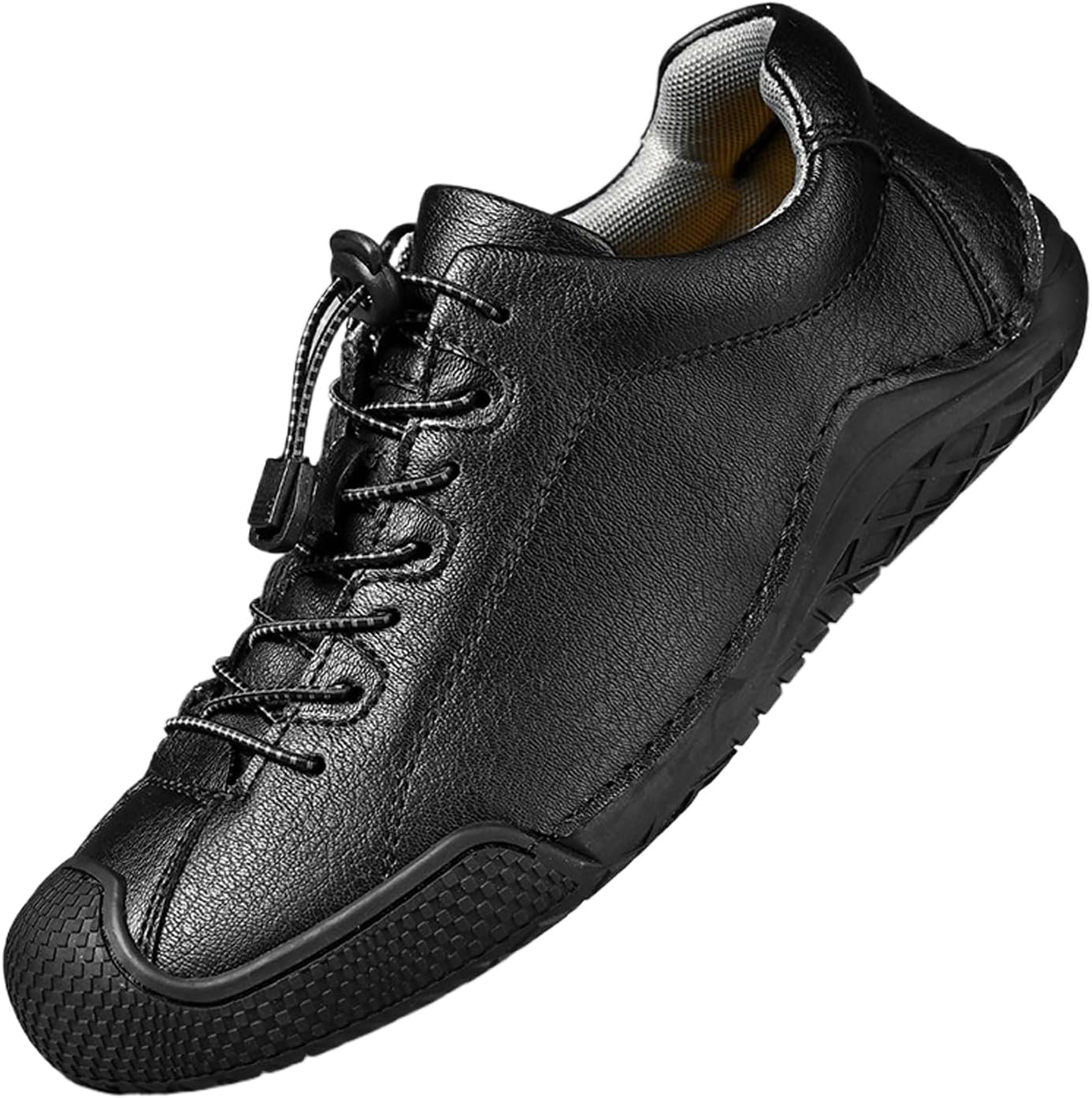 Мужские кожаные чукка-ботинки на шнуровке, удобные, с защитой от ударов, с круглым носком, легкие, плоские оксфорды, повседневные для ходьбы и вождения Nelsbrex, черный
Мужские кожаные чукка-ботинки на шнуровке, удобные, с защитой от ударов, с круглым носком, легкие, плоские оксфорды, повседневные для ходьбы и вождения Nelsbrex, черный