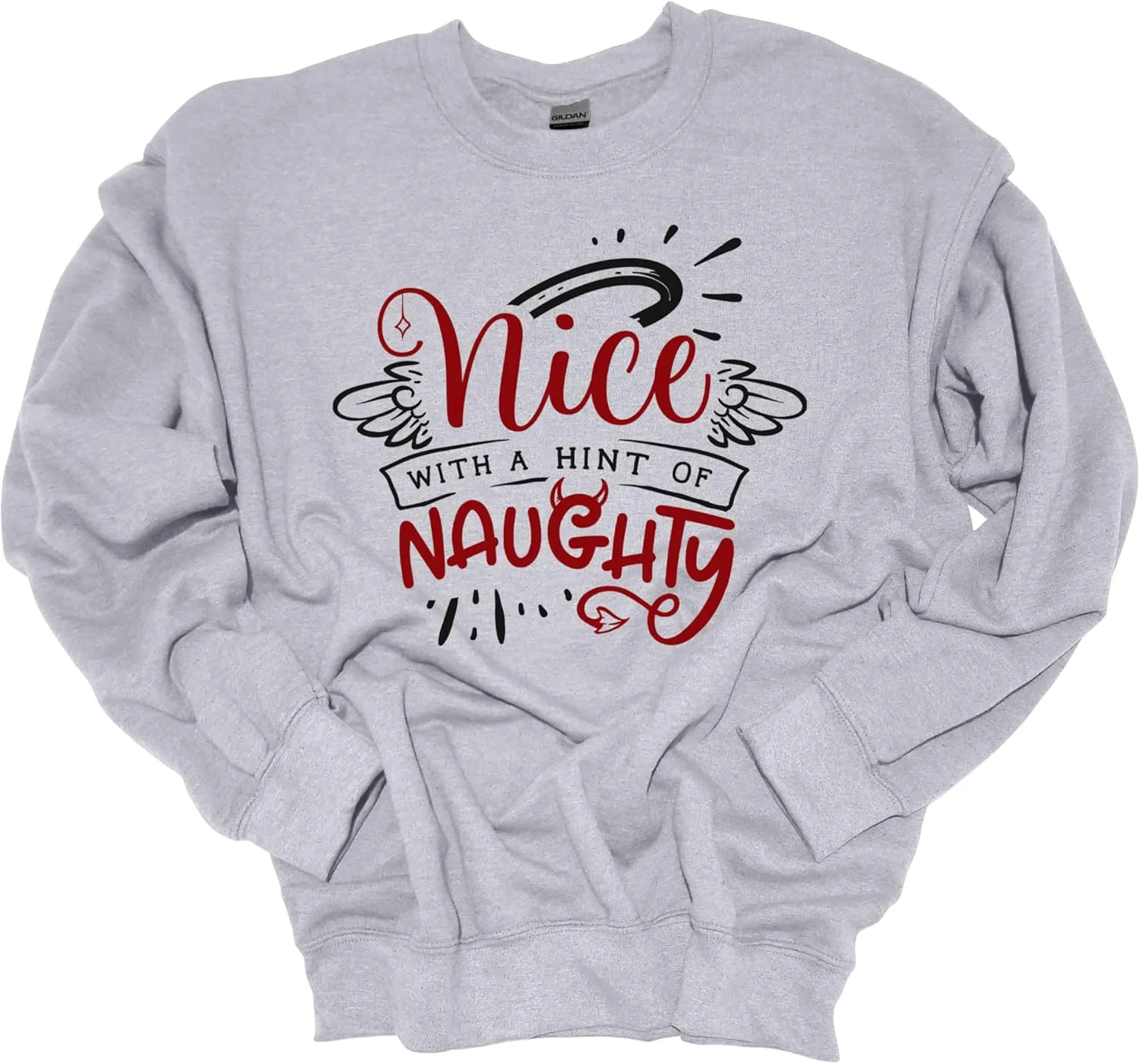 Толстовка Trenz Shirt Company Unisex Christmas с принтом "Nice With A Hint of Naughty"
Толстовка Trenz Shirt Company Unisex Christmas с принтом "Nice With A Hint of Naughty"