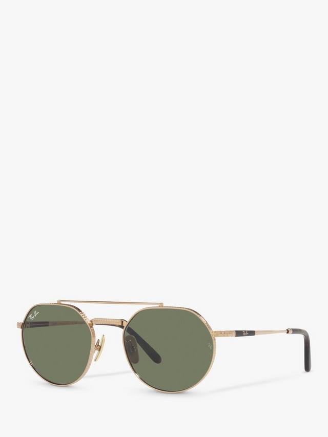 Мужские солнцезащитные очки Jack II Titanium Irregular RB8265 Ray-Ban, Gold/Green
Мужские солнцезащитные очки Jack II Titanium Irregular RB8265 Ray-Ban, Gold/Green