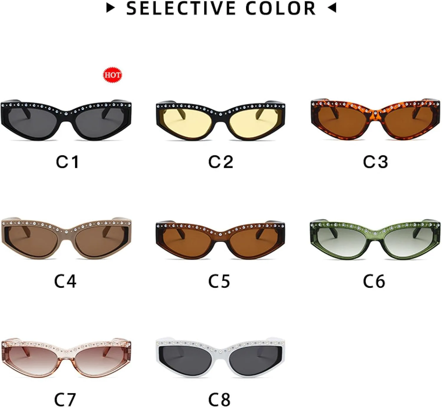 Ретро-солнцезащитные очки «кошачий глаз» класса люкс для женщин и мужчин, модные, для активного отдыха, с защитой от УФ-излучения UV400 TOIPASTN, Black Gray
Ретро-солнцезащитные очки «кошачий глаз» класса люкс для женщин и мужчин, модные, для активного отдыха, с защитой от УФ-излучения UV400 TOIPASTN, Black Gray