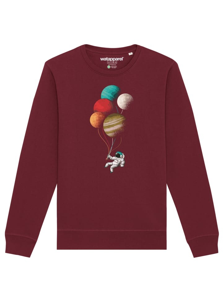 Толстовка wat Apparel Balloon Spaceman, цвет weinrot
Толстовка wat Apparel Balloon Spaceman, цвет weinrot