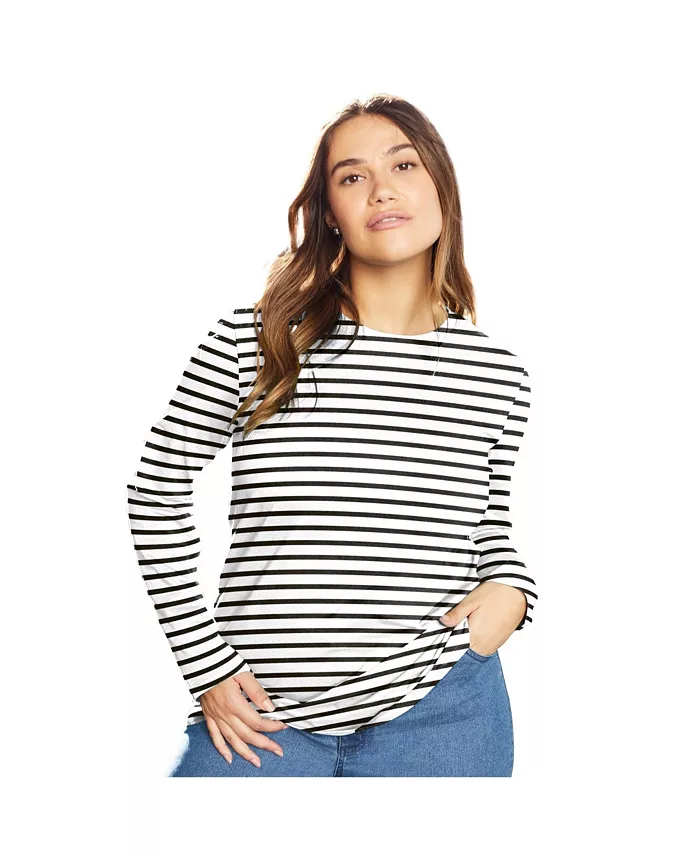 Женская футболка June + Vie One + Only с длинными рукавами и круглым вырезом, черный
Женская футболка June + Vie One + Only с длинными рукавами и круглым вырезом, черный