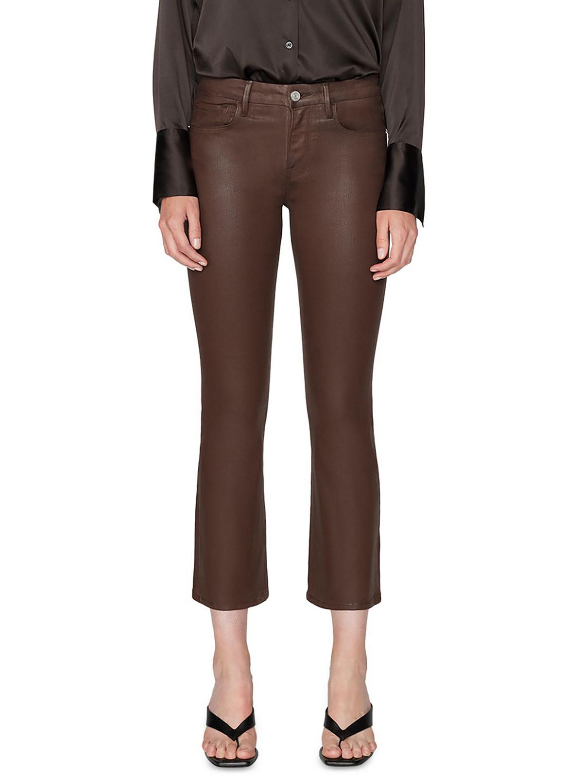 Джинсы женские Le Crop Mini средней посадки с покрытием Bootcut FRAME, цвет dark chocolate
Джинсы женские Le Crop Mini средней посадки с покрытием Bootcut FRAME, цвет dark chocolate