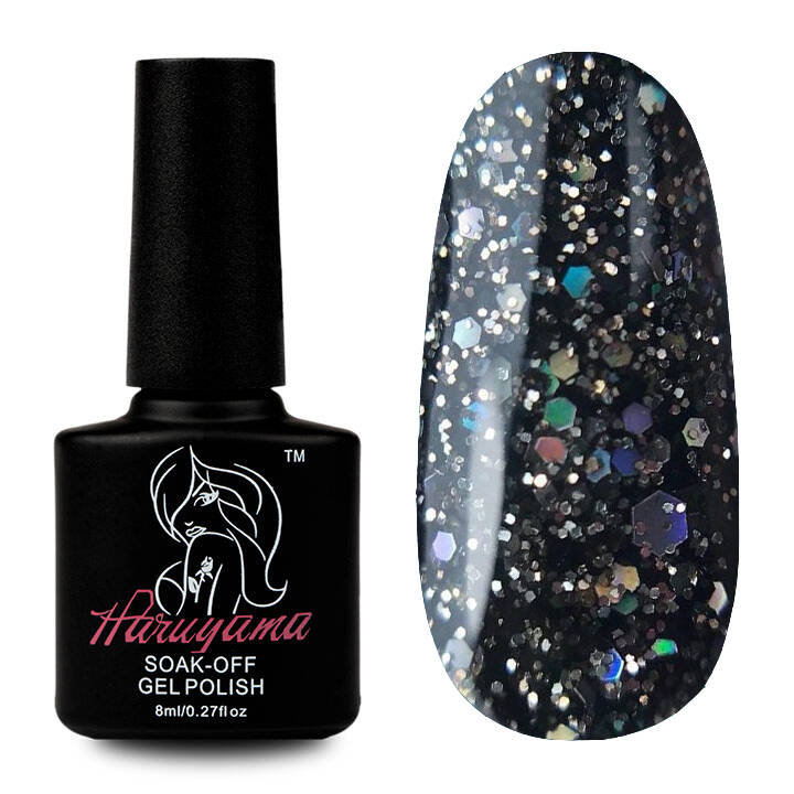 Гибридный лак полупрозрачный черный с голографическими блестками Haruyama 829 8 мл
Гибридный лак полупрозрачный черный с голографическими блестками Haruyama 829 8 мл