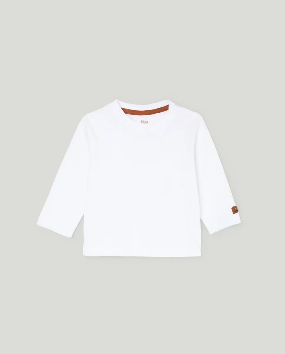 Детская однотонная футболка с длинным рукавом для мальчика Baby El Corte Inglés, белый
Детская однотонная футболка с длинным рукавом для мальчика Baby El Corte Inglés, белый