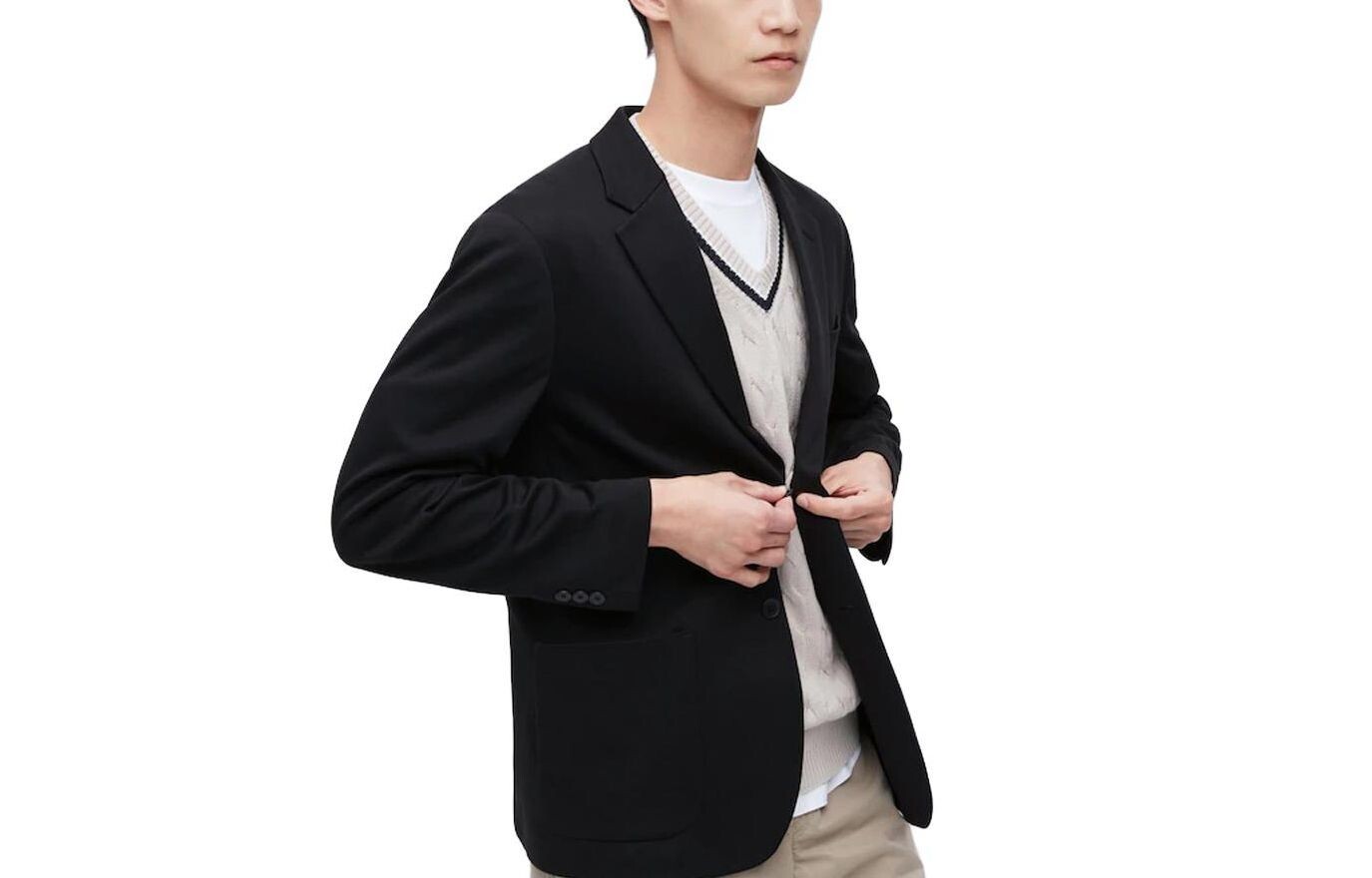 Мужской деловой костюм UNIQLO, цвет Black
Мужской деловой костюм UNIQLO, цвет Black