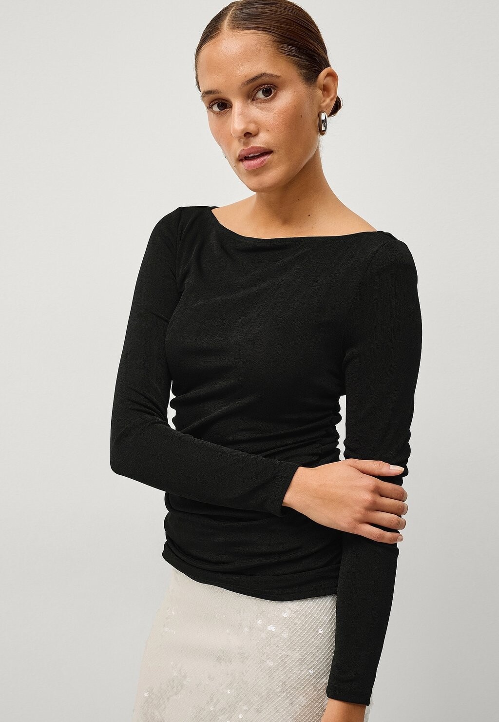 Топ с длинными рукавами Ellos Collection, черный
Топ с длинными рукавами Ellos Collection, черный