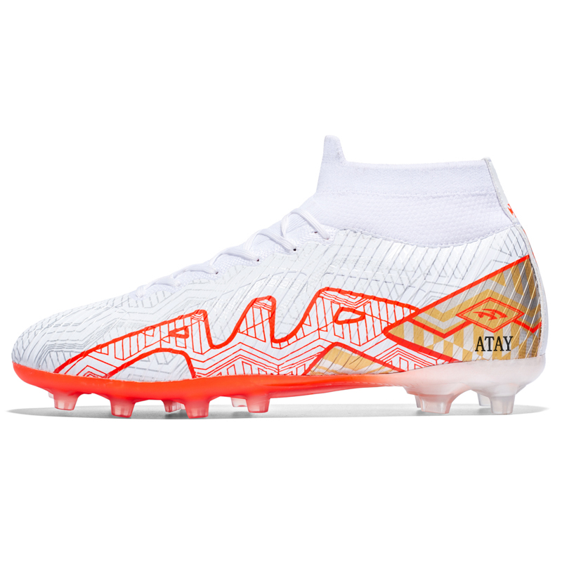 ATAY Искусственные грунтовые футбольные бутсы с амортизацией, противоскользящие, износостойкие, дышащие, унисекс, белые, с длинными шипами, цвет White Long Stud
ATAY Искусственные грунтовые футбольные бутсы с амортизацией, противоскользящие, износостойкие, дышащие, унисекс, белые, с длинными шипами, цвет White Long Stud