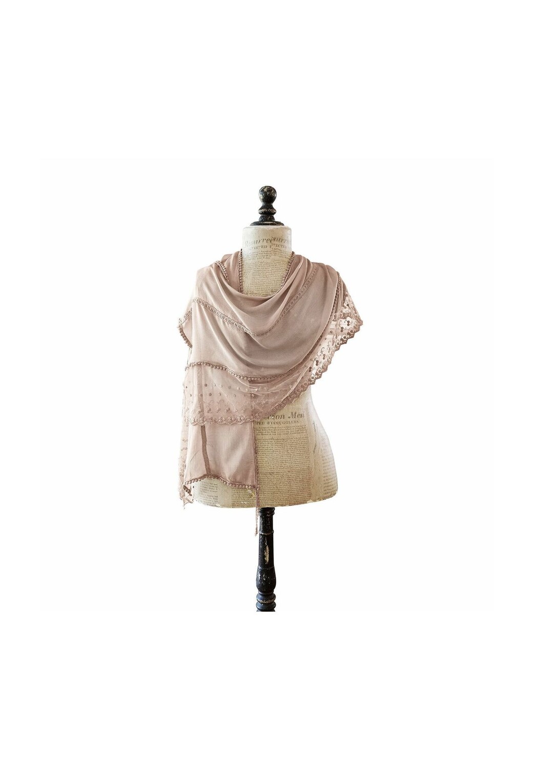 Шарф Эльвир серо-коричневый Loberon, тауп 
Шарф Эльвир серо-коричневый Loberon, тауп