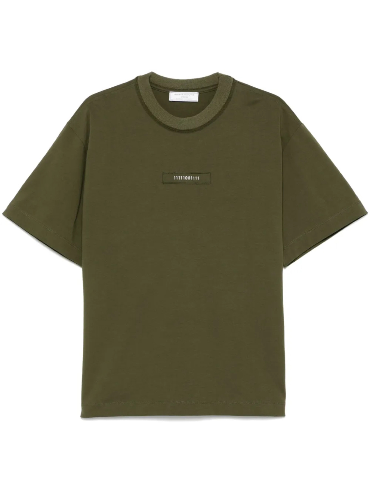 Société Anonyme футболка с вышивкой Binary, зеленый 
Société Anonyme футболка с вышивкой Binary, зеленый