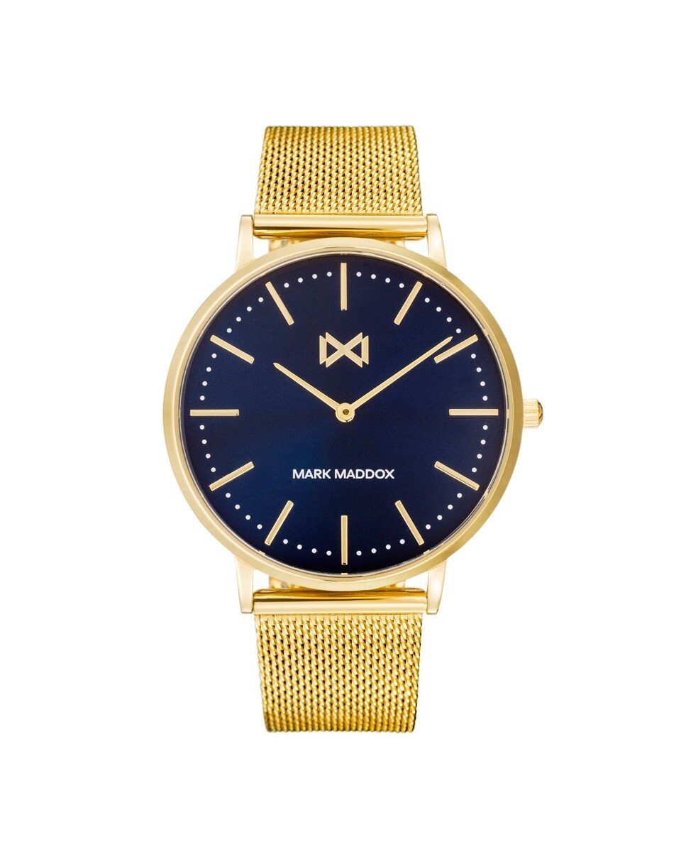 Мужские часы Greenwich с тремя стрелками из золотой стали и миланской сеткой Mark Maddox, золотой
Мужские часы Greenwich с тремя стрелками из золотой стали и миланской сеткой Mark Maddox, золотой