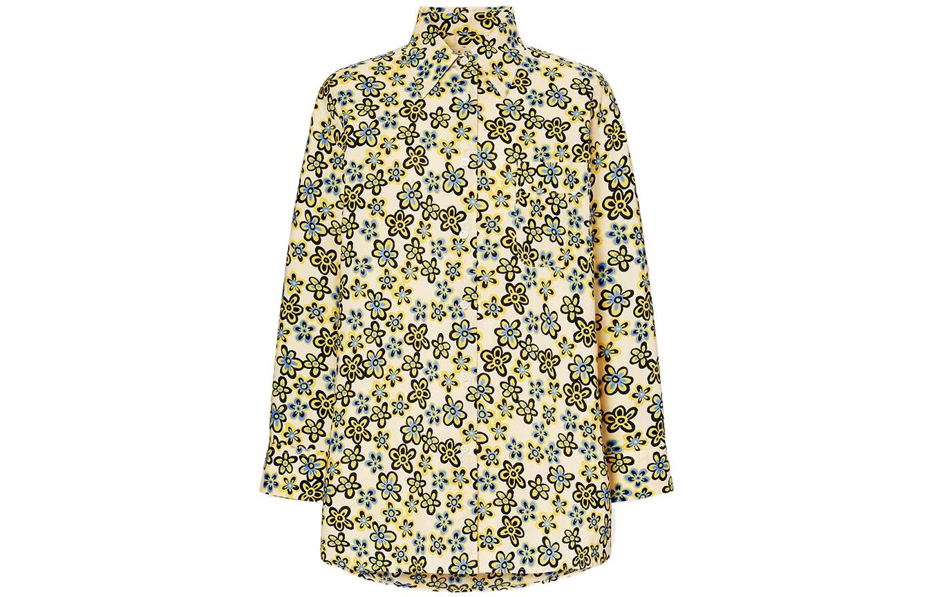 X Marni Женская Оверсайз Длинный Рукав Цветочная Блузка Off White UNIQLO, Ivory
X Marni Женская Оверсайз Длинный Рукав Цветочная Блузка Off White UNIQLO, Ivory