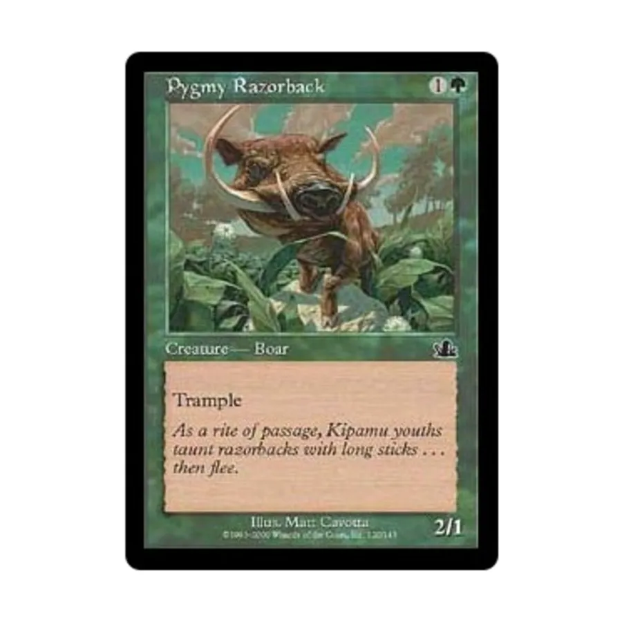 CCG Пигмей Остроспинный (C), MTG - Prophecy
CCG Пигмей Остроспинный (C), MTG - Prophecy