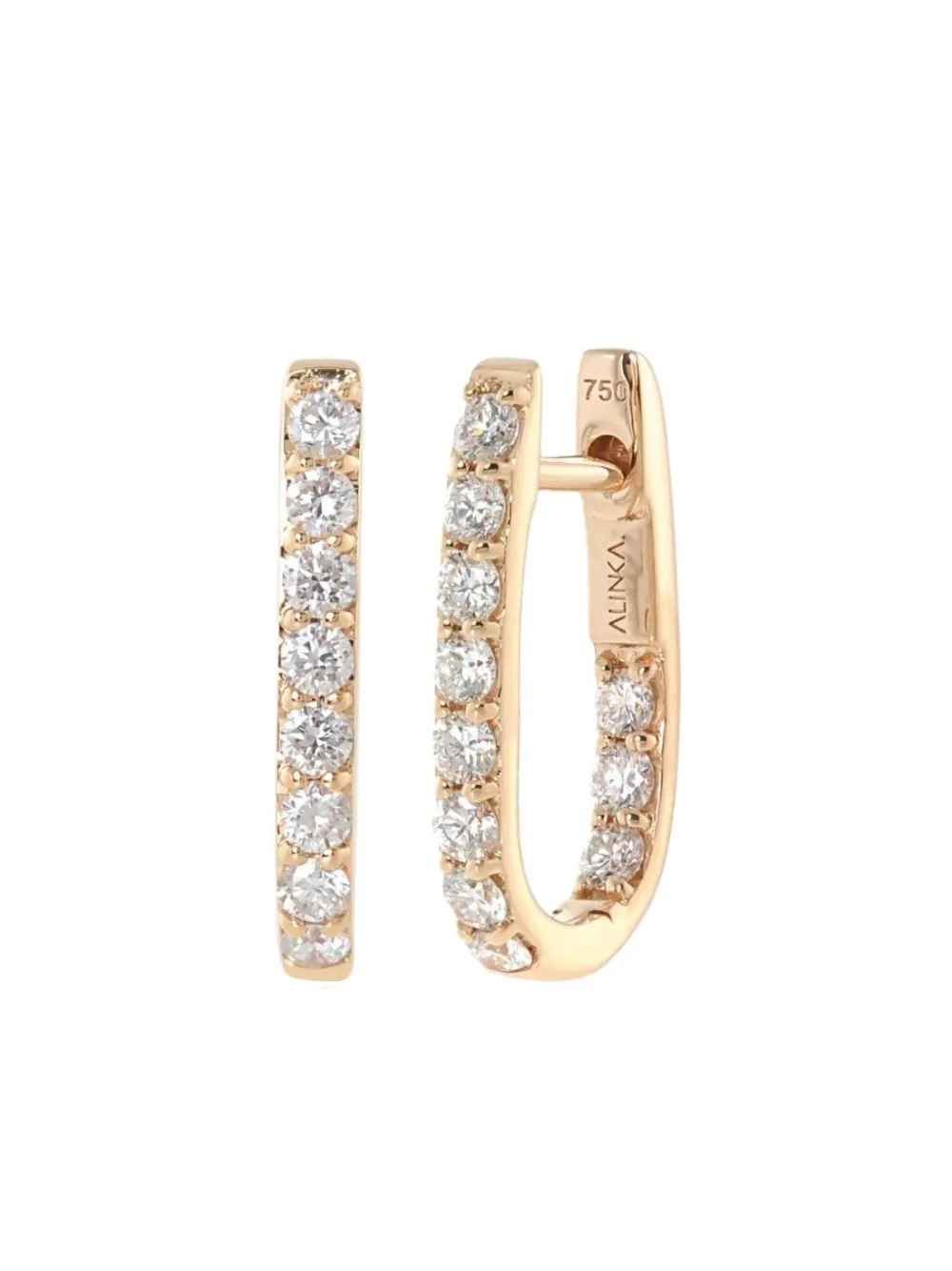 Бриллиантовая серьга из 18-каратного розового золота ALINKA, розовый
Бриллиантовая серьга из 18-каратного розового золота ALINKA, розовый