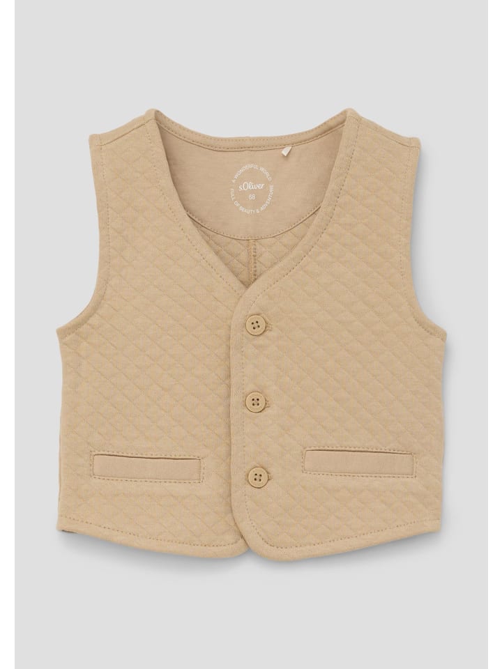 s.Oliver Жилет для помещений в цвете 8195_бежевый
s.Oliver Жилет для помещений в цвете 8195_бежевый