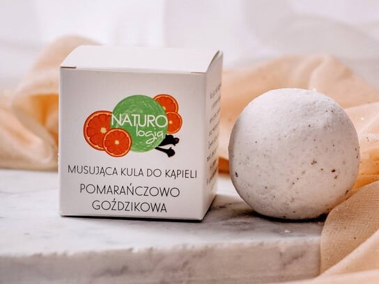 Натурология, бомбочка для ванны «Апельсин и гвоздика», Naturologia
Натурология, бомбочка для ванны «Апельсин и гвоздика», Naturologia