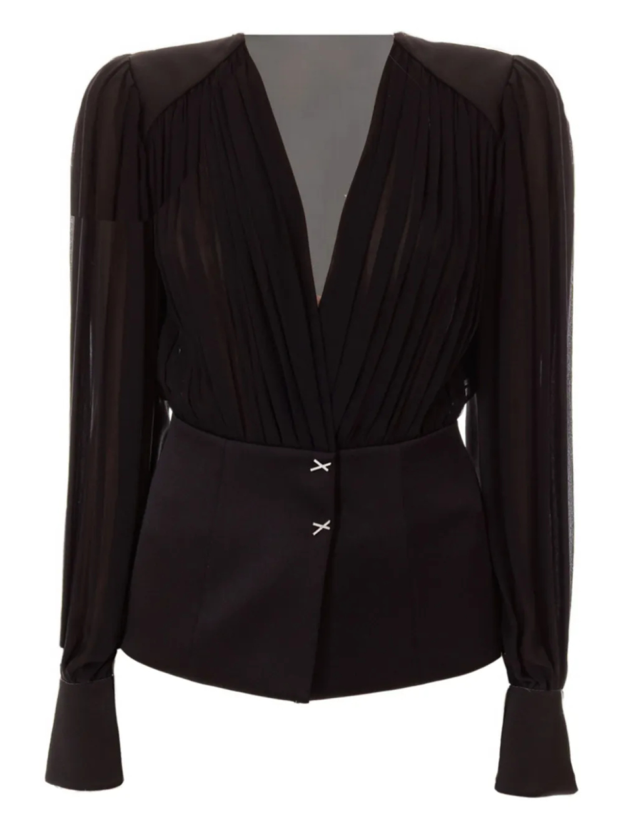 Шелковый топ Дженни Genny, черный
Шелковый топ Дженни Genny, черный