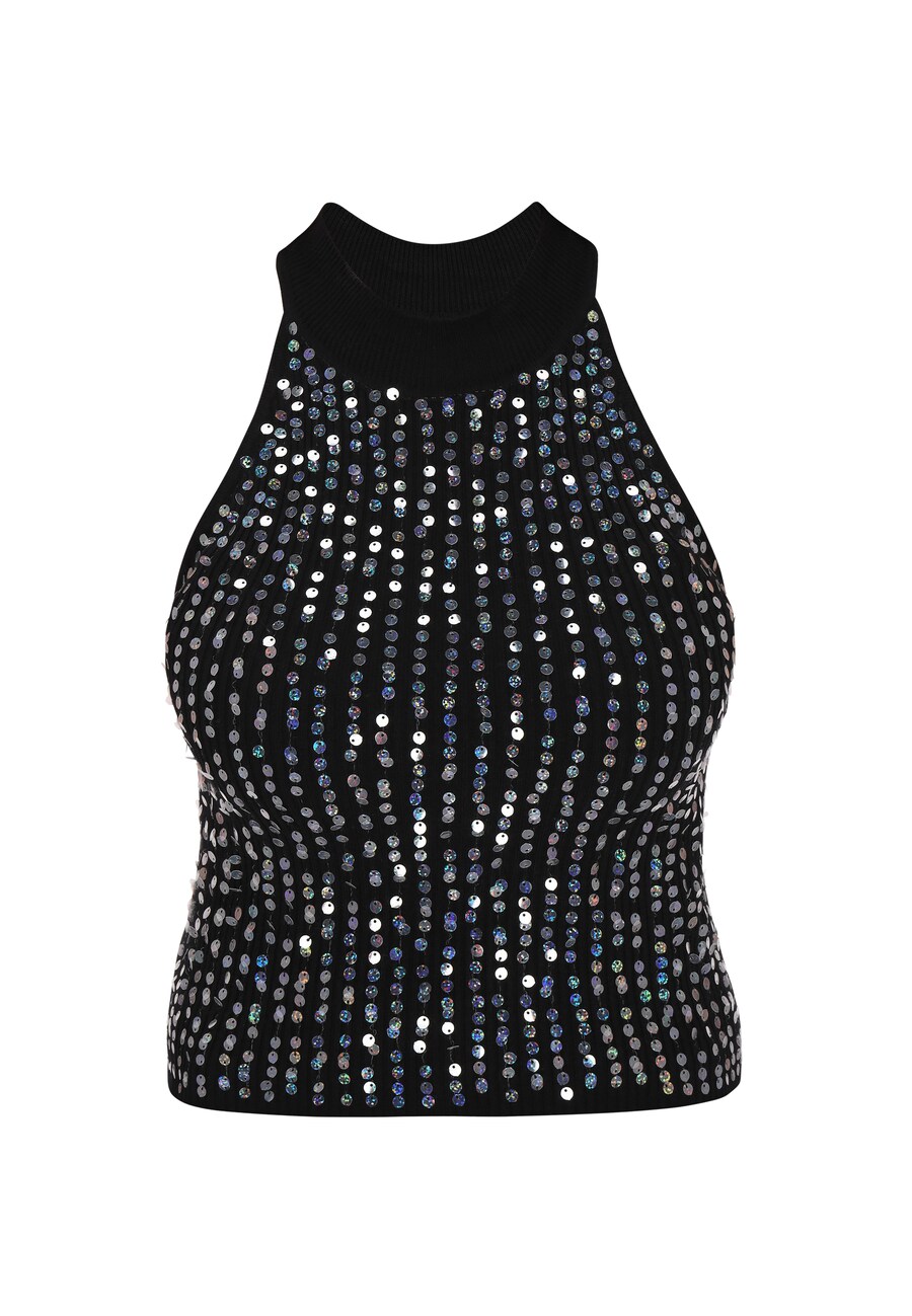 Вязаный топ faina Comfortable Collection, черный
Вязаный топ faina Comfortable Collection, черный