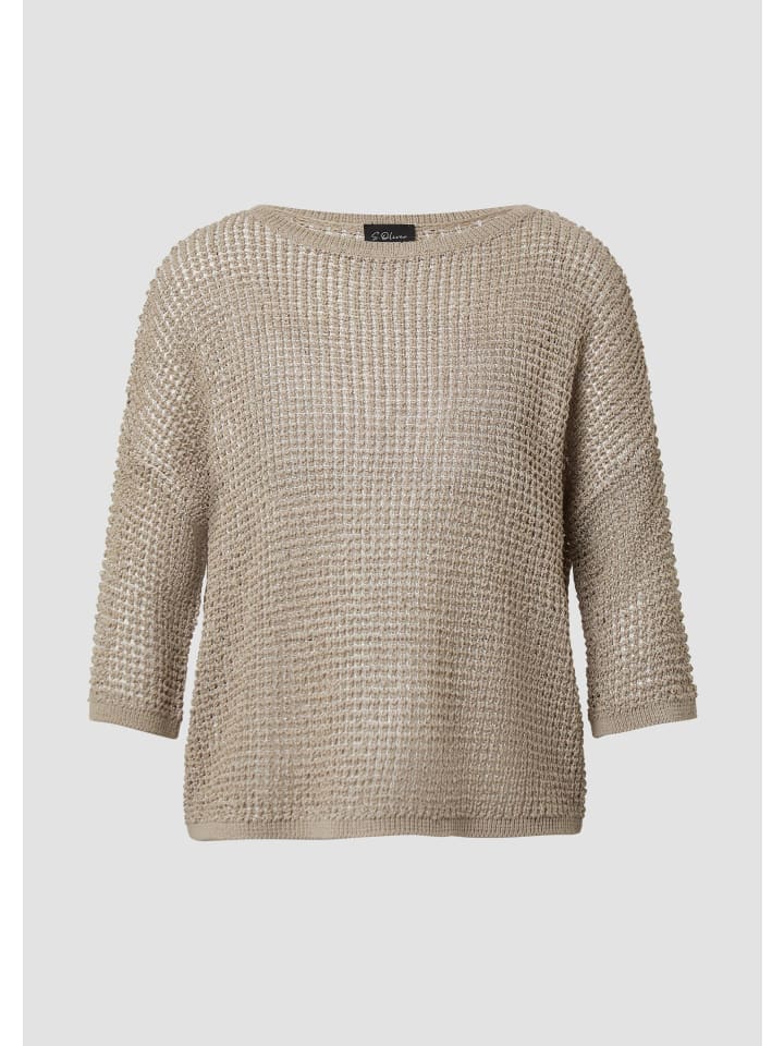 Вязаный свитер в цвете 81X0_бежевый s.Oliver
Вязаный свитер в цвете 81X0_бежевый s.Oliver